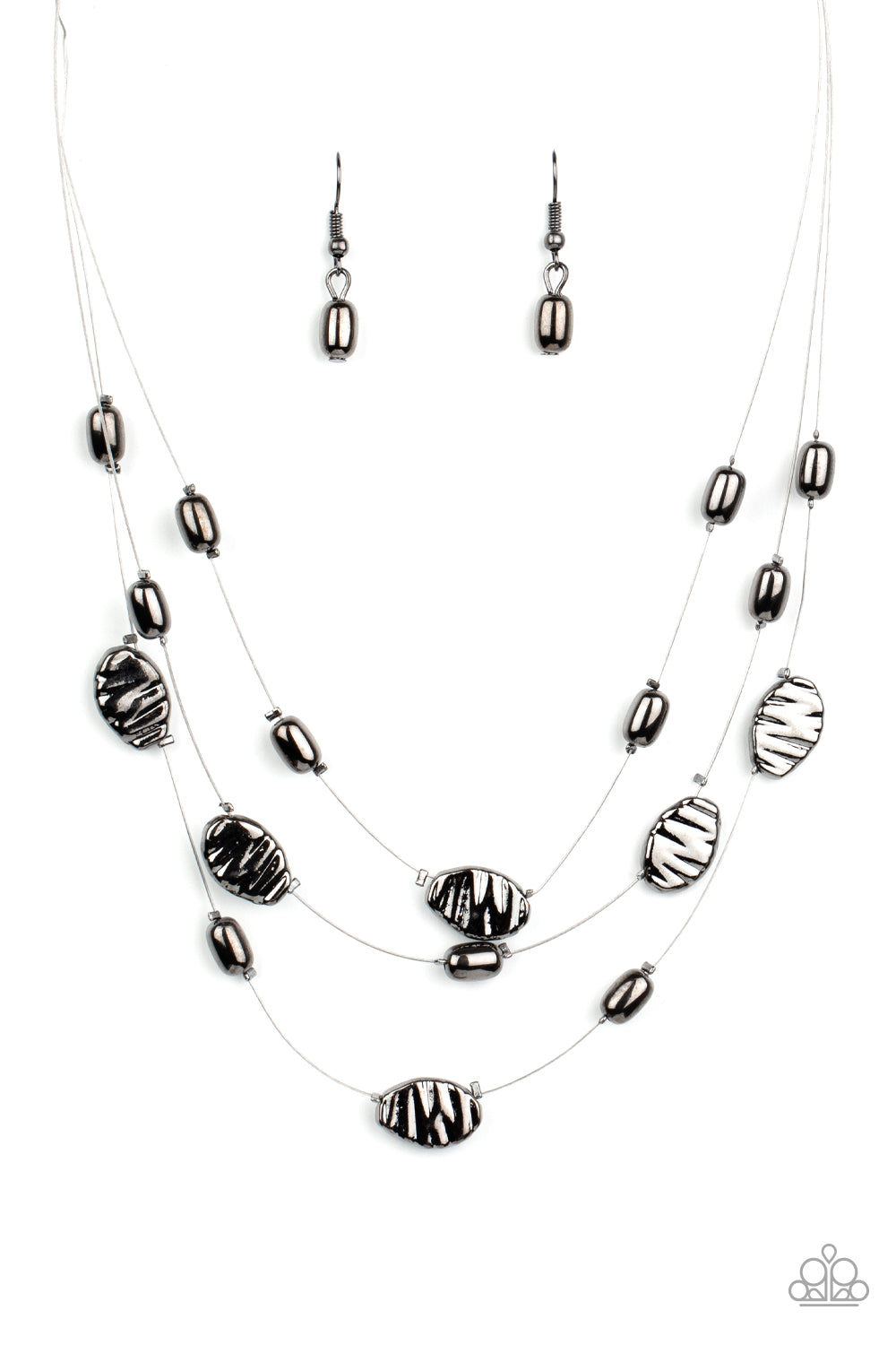 Top ZEN - Black Gunmetal Necklace