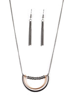 Load image into Gallery viewer, Artificial Arches - Black (Gunmetal / Mixed Metals) Necklace