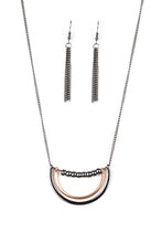 Load image into Gallery viewer, Artificial Arches - Black Gunmetal Necklace