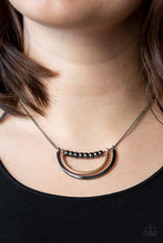 Load image into Gallery viewer, Artificial Arches - Black (Gunmetal / Mixed Metals) Necklace