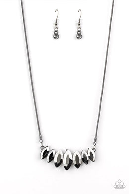 Leading Lady - Black Gunmetal Necklace