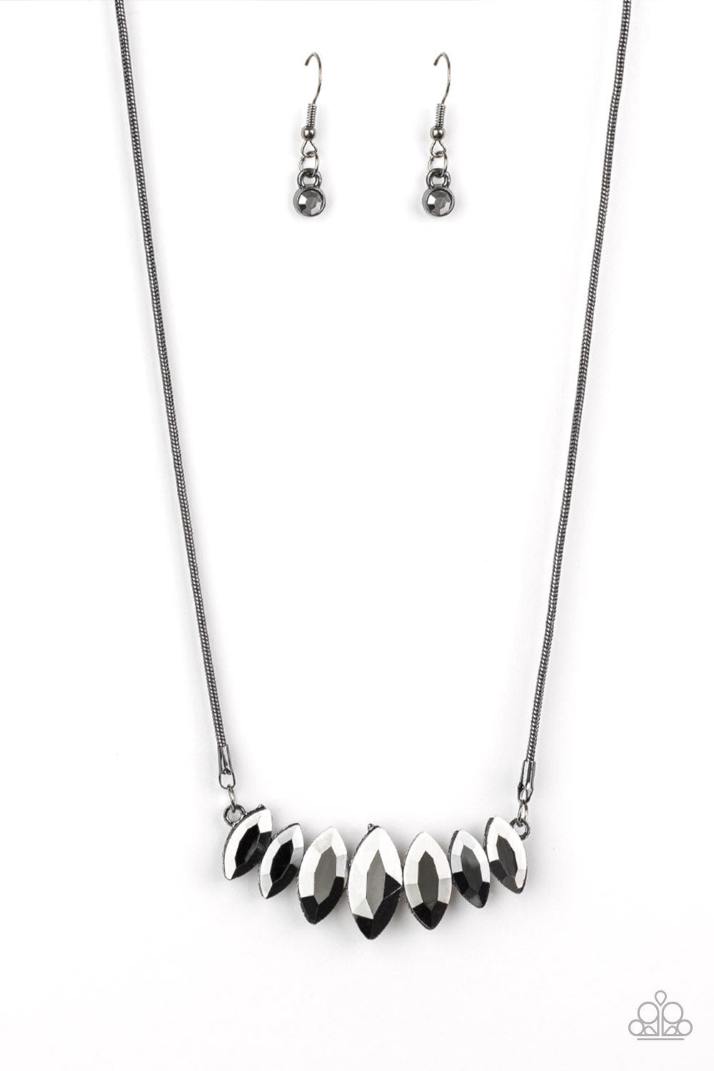 Leading Lady - Black Gunmetal Necklace