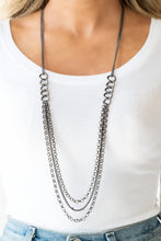 Load image into Gallery viewer, Mechanical Mayhem - Black Necklace