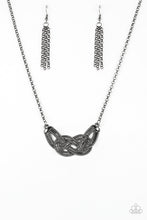 Load image into Gallery viewer, Nautically Naples - Black Gunmetal Necklace