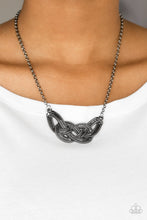 Load image into Gallery viewer, Nautically Naples - Black Gunmetal Necklace