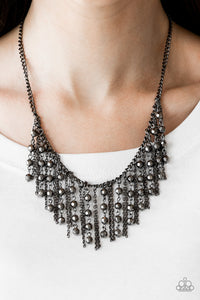 Rebel Remix - Black Gunmetal Necklace
