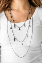 Load image into Gallery viewer, Bravo Bravado - Black Gunmetal Necklace