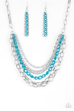 Load image into Gallery viewer, Color Bomb - Blue Necklace