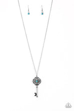 Load image into Gallery viewer, Got It On Lock - Blue Necklace