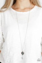 Load image into Gallery viewer, Got It On Lock - Blue Necklace