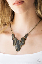 Load image into Gallery viewer, A New DISCovery - Brass Necklace