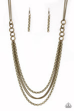 Load image into Gallery viewer, Mechanical Mayhem - Brass Necklace
