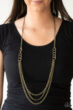 Load image into Gallery viewer, Mechanical Mayhem - Brass Necklace
