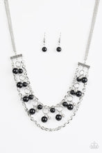 Load image into Gallery viewer, Rockefeller Romance - Black Necklace