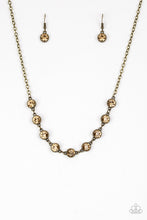 Load image into Gallery viewer, Starlit Socials - Brass Necklace