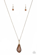 Load image into Gallery viewer, Friends In GLOW Places - Brass Necklace