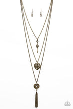 Load image into Gallery viewer, Love Opens All Doors - Brass Necklace