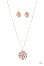 Load image into Gallery viewer, Save The Trees - Rose Gold Necklace