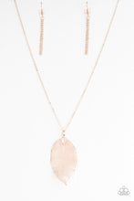 Load image into Gallery viewer, Fall Foliage - Rose Gold Necklace