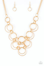 Load image into Gallery viewer, Ringing Off The Hook - Gold Necklace