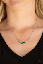Load image into Gallery viewer, Sparkling Stargazer - Green Necklace