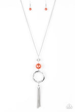 Load image into Gallery viewer, Bold Balancing Act - Orange Necklace