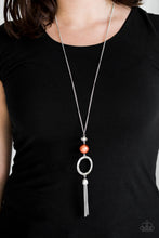 Load image into Gallery viewer, Bold Balancing Act - Orange Necklace