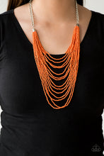 Load image into Gallery viewer, Bora Bombora - Orange Necklace