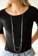 Load image into Gallery viewer, Colorful Cadence - Orange Necklace