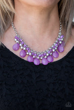 Load image into Gallery viewer, Trending Tropicana - Purple Necklace