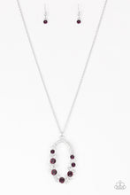 Load image into Gallery viewer, Spotlight Social - Purple Necklace