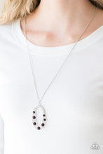 Load image into Gallery viewer, Spotlight Social - Purple Necklace