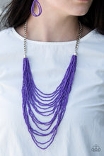 Load image into Gallery viewer, Bora Bombora - Purple Necklace