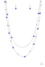 Load image into Gallery viewer, Beach Party Pageant - Purple Necklace