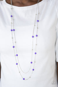 Beach Party Pageant - Purple Necklace