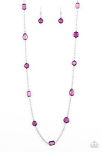 Load image into Gallery viewer, Glassy Glamorous - Purple Necklace
