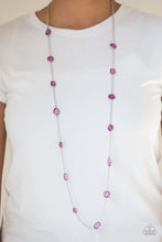 Load image into Gallery viewer, Glassy Glamorous - Purple Necklace
