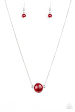 Load image into Gallery viewer, Rose-Colored Glasses - Red Necklace