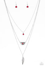 Load image into Gallery viewer, Sahara Sparrow - Red Necklace