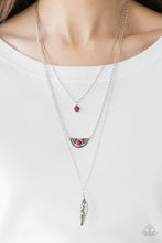 Load image into Gallery viewer, Sahara Sparrow - Red Necklace