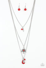 Load image into Gallery viewer, Soar With The Eagles - Red Necklace