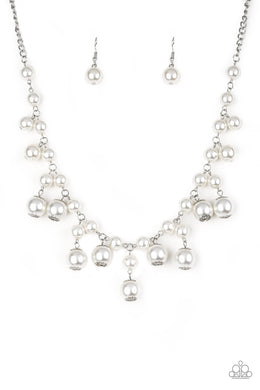Soon To Be Mrs. - White Necklace