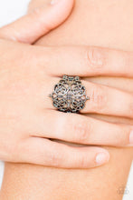 Load image into Gallery viewer, Victorian Valor - Black Gunmetal Ring