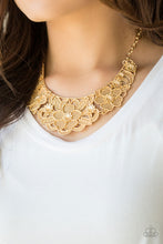 Load image into Gallery viewer, Petunia Paradise - Gold Necklace