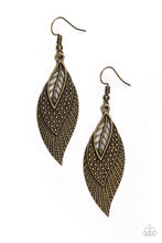 Load image into Gallery viewer, Wind Wanderer - Brass Earrings