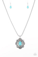 Load image into Gallery viewer, Mojave Meadow - Blue Necklace
