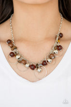 Load image into Gallery viewer, Mountain Mosaic - Brown Necklace