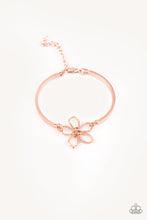 Load image into Gallery viewer, Hibiscus Hipster - Copper Bracelet