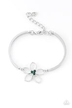 Load image into Gallery viewer, Hibiscus Hipster - Green Bracelet