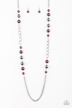 Load image into Gallery viewer, Uptown Talker - Purple Necklace